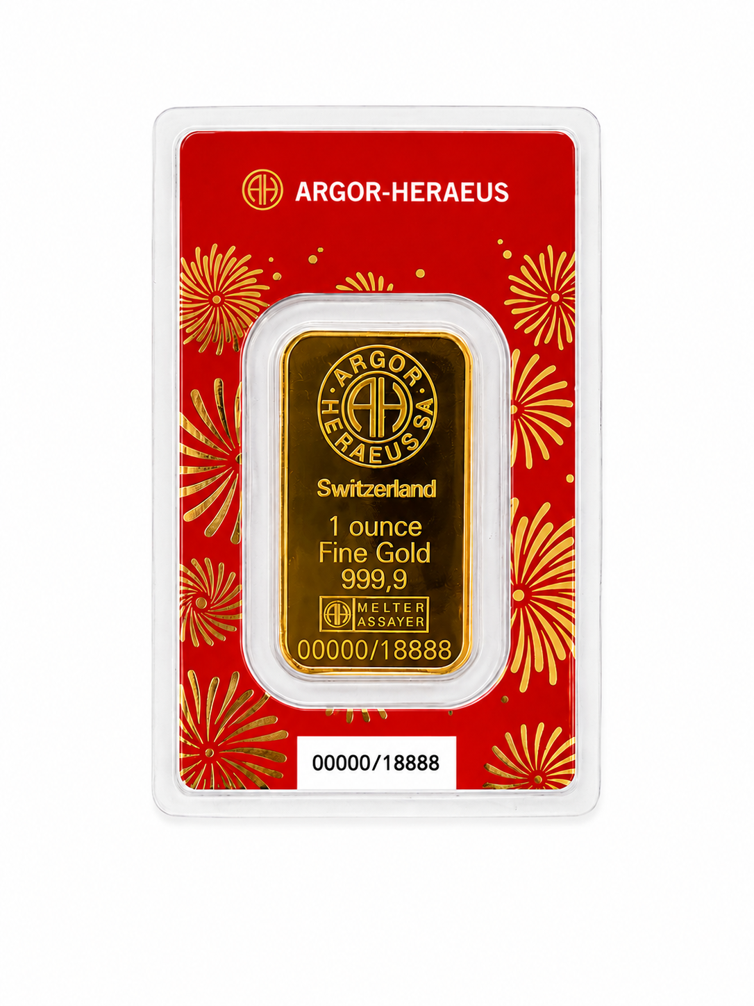 1 унция златно кюлче Argor-Heraeus Lunar Year of the Horse 2026 –  Fine Gold 999.9