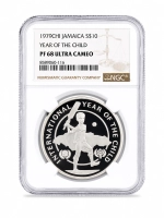 Ямайка 10 долара 1979 – International Year of the Child – NGC PF 68 Ultra Cameo (2 of 2)