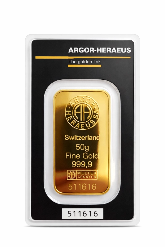 50 грама златно кюлче Argor-Heraeus (1 of 2)