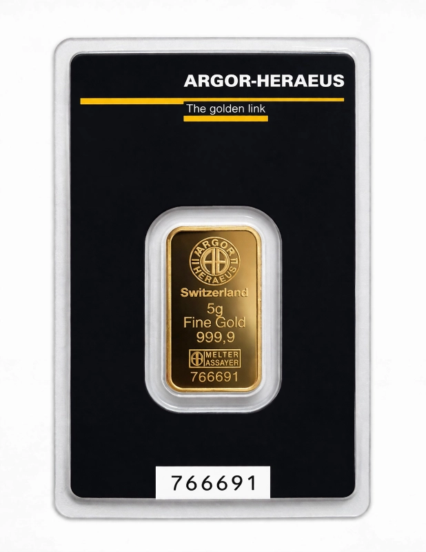 5 грама златно кюлче Argor-Heraeus (1 of 2)