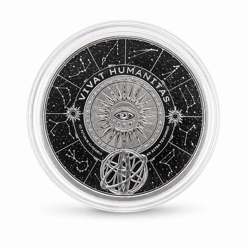 сребърна монета Tokelau 2024 “Vivat Humanitas”, 1 oz (1 of 2)