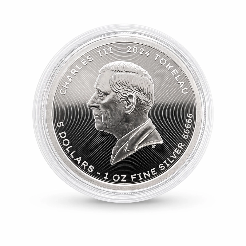 сребърна монета Tokelau 2024 “Vivat Humanitas”, 1 oz (2 of 2)