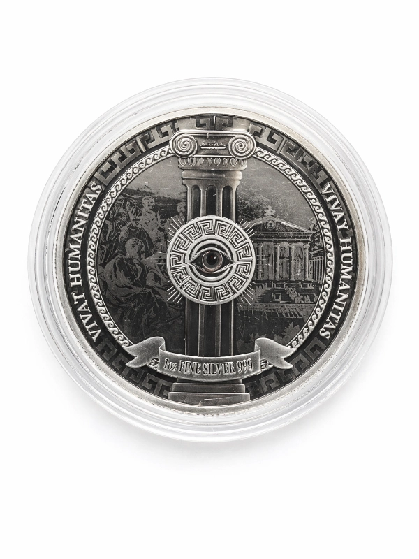 Сребърна монета – Niue 2023 “Vivat Humanitas”, 1 oz (1 of 2)